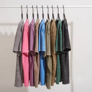 เสื้อยืดไซส์ใหญ่แบบซักแล้ว ขายส่ง ผ้าคอตตอนธรรมดา 230gsm คอกลม เสื้อยืดสำหรับผู้ชาย - Product Image 3