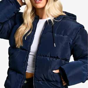 Chaqueta larga acolchada para mujer, precio de fábrica, servicio OEM, transpirable y cómoda, MOQ bajo, chaquetas acolchadas para mujer - Product Image 5