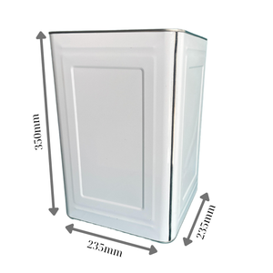 กระป๋องดีบุกโลหะทรงสี่เหลี่ยมพร้อมฝาเกลียวสำหรับบรรจุสีและสารเคมีสามารถปรับแต่งได้ - Product Image 4