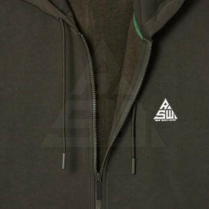 Sweat à capuche zippé décontracté en coton mélangé pour homme, coupe classique, vêtements de mode, meilleur prix - Product Image 4