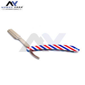 Navajas de Barbero de Alta Calidad, Navaja Recta Personalizada con Aspecto Elegante, Afilada, para un Afeitado Suave, con Mango Recubierto de Papel - Product Image 6