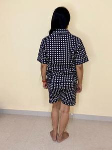 Fall Sleep Wear Lady 2 Piece Nightwear Cotton Night Wear Home <b>Clothes</b> Cotton Pyjama Designer Inspired Pajama set for Women - Product Image 2