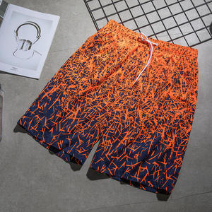 2025 precio al por mayor OEM sublimación impresión liso poliéster ropa de calle gimnasio Fitness pantalones cortos de talla grande - Product Image 5