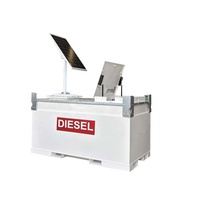 Réservoir à carburant en acier au carbone SUMAC AUTO de 250 à 1000 gallons avec double paroi, certifié UL142, mobile et hors sol