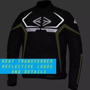 Chaqueta Textil para Motocicleta para Hombre, Impermeable, con Certificación CE, Cintura Ajustable y Desmontable - Product Image 5