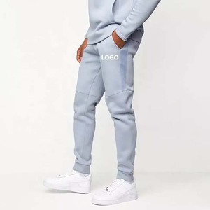 Custom Print Premium Jogging Gym Pullover Tracksuit Slim fit Men's Clothing Track Suit Cotton Fleece Hoodie and Jogger <b>Set</b> 2025 - Product Image 4