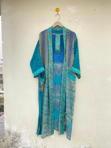 Beautiful Summer/Spring Soft and Comfortable Long Silk Kimono Daily Life <b>Robe</b> - Product Image 4