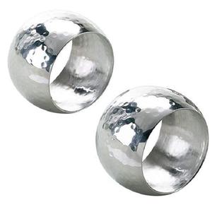 แหวนผ้าเช็ดปากเหล็กรูปทรงกลมทำด้วยมือเป็นมิตรต่อสิ่งแวดล้อมของตกแต่งในสต็อคงานแต่งงานงานปาร์ตี้งานเทศกาลดีไซน์หรูหรา - Product Image 1