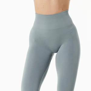 Meilleure vente de leggings pour femmes personnalisés de taille XL grande taille ODM approvisionnement pantalons pour filles impression par sublimation dernier cri en spandex/nylon - Product Image 6