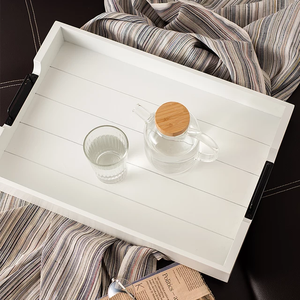 Merveilleuse résine époxy durable avec plateau à poignée en feuille de laiton artisanat en métal de vente chaude pour la nourriture décorative servant un nouveau design - Product Image 3