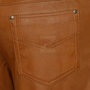 Pantalones de Cuero Casuales Ligeros para Hombre al por Mayor, MOQ Bajo, Logotipo Personalizado, Diseño Personalizado de Última Moda en Venta - Product Image 6