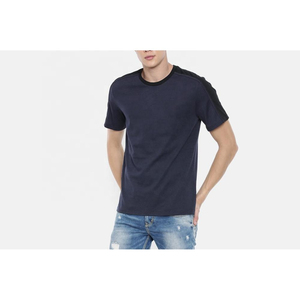 Meilleure qualité personnalisé haute qualité hommes T-Shirt 100% coton 220 grammes Jersey tissu solide motif imprimé Logo en gros - Product Image 5