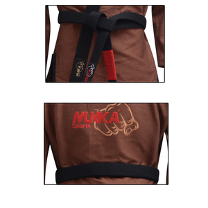 Vente chaude Vêtements de karaté personnalisés Uniformes de karaté professionnel Uniformes sur mesure Uniforme de karaté avec service OEM - Product Image 5