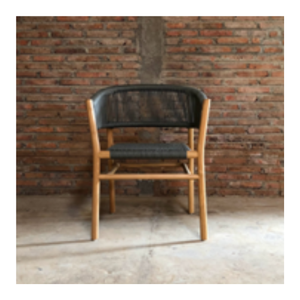 Silla Tejida Ecológica y Duradera a Precio de Fábrica, Silla de Madera de Teca para Restaurante, Silla para Comedor - Product Image 6