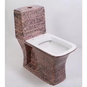 Nouveau design personnalisable S-Trap en céramique WC monobloc toilette-sanitaire pour les projets de construction commerciale et les toilettes d'hôtel - Product Image 5