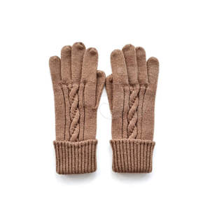 Gants tricotés de conception personnalisée de meilleurs matériaux Gants et mitaines d'hiver en laine et cachemire à bas prix Couleur personnalisée - Product Image 4