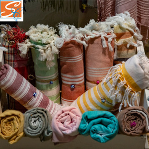 Toalla Fouta de alta calidad 100% algodón toalla Fouta extra grande al precio más barato al por mayor en India - Product Image 3