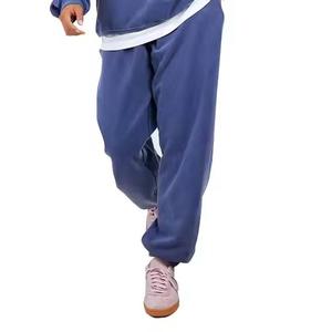2024 New Winter Solid 100% Cotton Breathable Hoodies and Sweatpants Sets Training & Jogging Wear Streetwear Custom - Product Image 5