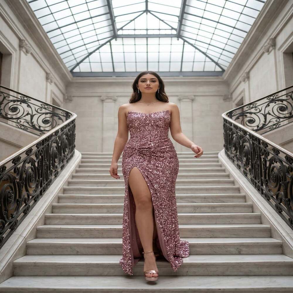 Elegant Styles for Business Buyers: Premium pink and silver dress Collection Elegant Styles for Business Buyers: Premium pink and silver dress Collection