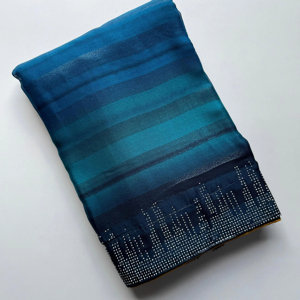 Indian Boutique Rich Look Diseñador de moda La mayoría de las exportaciones Exclusivo Fancy Georgette Saree Étnico Nupcial Fiesta Desgaste Mujeres Niñas Desgaste - Product Image 4