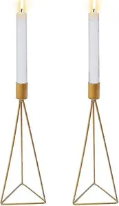 Innovador candelabro de arte del hierro dorado creativo Metal Navidad decoración del hogar para sala de estar elegante soporte de vela - Product Image 3