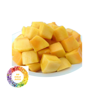 Fruits surgelés de qualité supérieure mangue lyophilisée du Vietnam grande valeur nutritive processus IQF tranche de cube de mangue emballée en vrac - Product Image 3