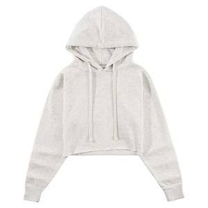 เสื้อครอปสตรีผ้าฝ้ายเสื้อฮู้ดและเสื้อสเวตเตอร์ผ้าฝ้ายระบายอากาศไซส์ใหญ่พิเศษ - Product Image 1