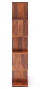 Estantería de madera maciza moderna para granja, diseño único en zigzag, cubículos abiertos, muebles de exhibición de libros para cocina, Hotel, sala de estar - Product Image 3