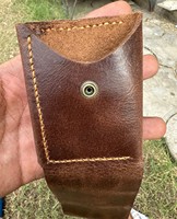 Dompet Pria Kulit Sapi Asli Buatan Tangan Vintage, Lipat Pendek, Kancing, Anti Maling, Fashion, Grosir