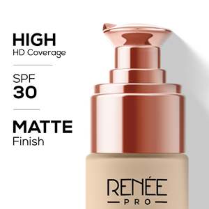 Base de Maquillaje Renee Pro HD 30ml - Crema Líquida Mate con Control de Grasa para Piel Oscura - Product Image 3