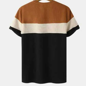 OEM Vente en gros Coton uni polyester ras du cou T-shirt surdimensionné Impression de logo graphique personnalisé T-shirts pour hommes - Product Image 2