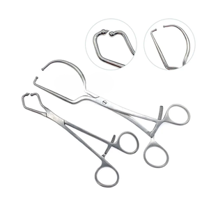 Pinzas de Bloqueo de Placas Manuales Surgiright, Gran Venta, Pinzas de Media Anilla con Puntas de Bola, Acero Inoxidable, Instrumento Ortopédico, Aprobado por ISO y CE, Clase - Product Image 3