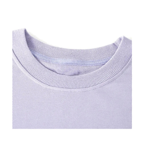 Sudadera de cuello redondo de lana informal para mujer profesional, ajuste relajante para invierno, trajes diarios, posición de logotipo frontal para descansar - Product Image 4