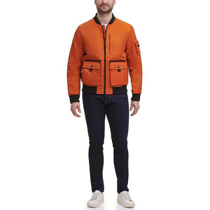 New Wholesale New Design Color Custom Satin <b>Men</b> Windproof Bomber Baseball Winter <b>Jacket</b> High Quality <b>Letter</b> <b>Man</b> Bomber <b>Jacket</b> - Product Image 6