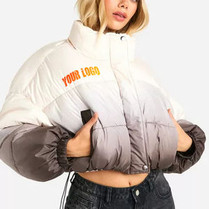 Women Crop Puffer <b>Jacket</b> Short Fashionable Winter Coat With Insulated Filling And Comfort Premium Women Crop Puffer <b>Jacket</b> - Product Image 1