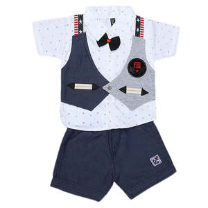 Trajes para Bebés Recién Nacidos, 2 Piezas, 42008 - Azul Marino - Product Image 1