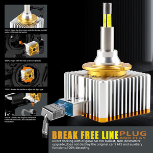 12V Ánh sáng tự động <span class=keywords><strong>HID</strong></span> Xenon thay thế đèn xe <span class=keywords><strong>CANBUS</strong></span> <span class=keywords><strong>Kit</strong></span> D1S D2S D3S D4S Led Đèn Pha bóng đèn với 4 Side chip - Product Image 5