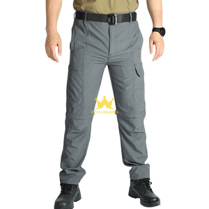 Pantalones para exteriores con piernas desmontables Pantalones impermeables <span class=keywords><strong>de</strong></span> secado rápido para hombre <span class=keywords><strong>de</strong></span> verano con múltiples bolsillos Escalada Senderismo Pesca. - Product Image 1