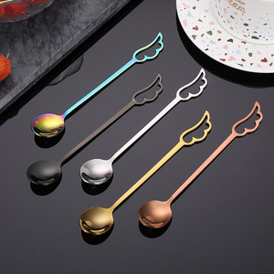 Cuchara de Café de Acero Inoxidable 304 con Mango Largo, Cuchara de Metal para Café, Té, Postres y Uso Diario - Product Image 6