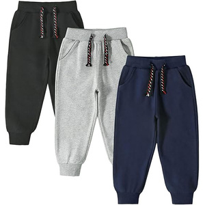 Streetwear pour hommes, pantalons de survêtement en coton polaire poly, jogging surdimensionné, jambe large, taille réglable, logo personnalisé, marque privée, vente en gros - Product Image 5