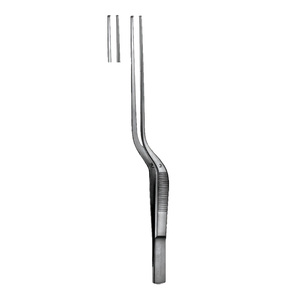 Wholesale Taylor Bayonet Shaped Surgical Tissue Forcep 1 X 2 <b>Teeth</b> Stainless Steel Medical Instruments Set Dissecting Forcep Use - Product Image 2