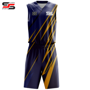 Kit de basket-ball personnalisé de haute qualité pour hommes, ensemble d'uniformes, vêtements de sport de club d'équipe de style dernier cri, uniforme de basket-ball pour hommes - Product Image 5