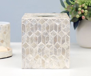 Vietnam boîte de mouchoirs en nacre de luxe de haute qualité, faite à la main par Thien thai - Product Image 1