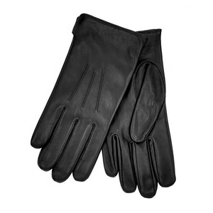 Nouveauté Gants de robe en cuir de mode couleur personnalisée Hiver Extérieur Thermique Doigts entiers Doublure douce Couture durable - Product Image 3