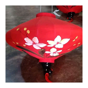 Linternas de bambú de seda hechas a mano vietnamitas tradicionales: elegantes lámparas decorativas para uso doméstico y en restaurantes - Product Image 2