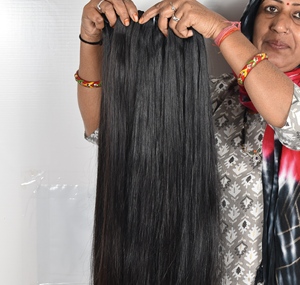 100% indien non traité crépus paquet droit cuticule crue aligné vierge noir soyeux Extensions de cheveux humains pas cher cheveux humains - Product Image 6