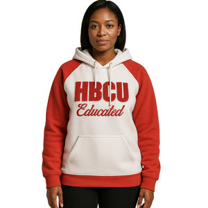 Sudadera con Capucha de Manga Raglán con Bordado Chenille de la Hermandad Griega Delta Divine Nine, Estilo HBCU, Personalizable - Product Image 1