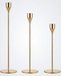 Bougeoir moderne en métal de haute qualité, fait à la main, écologique, design admirable, pour la maison, anniversaire, Pâques - Product Image 2