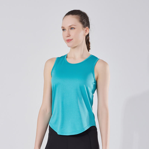 เสื้อกล้ามผู้หญิงแขนกุดคุณภาพสูงคอกลมเสื้อกล้ามผู้หญิงเสื้อนอกไร้รอยต่อแห้งเร็ว - Product Image 5