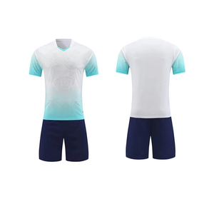 Uniformes de Fútbol Unisex de Último Diseño, Camisetas y Pantalones Cortos de Fútbol para Hombre, Personalizados con Logotipo, Venta Caliente - Product Image 1
